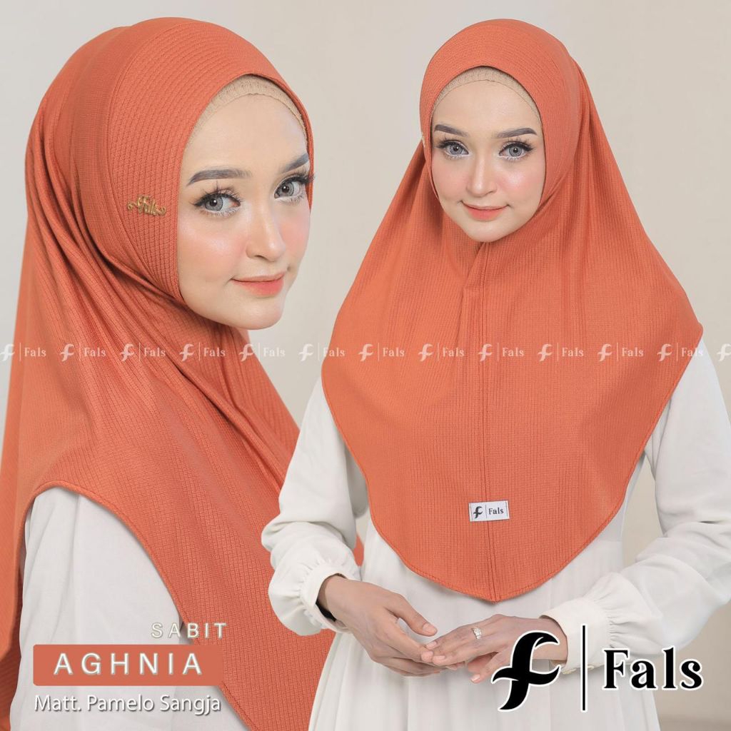 FALS AGHNIA//HIJAB INSTAN DEWASA FALS AGHNIA