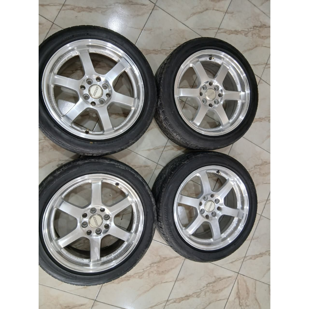 VELG MOBIL SECOND RAYS TE37 R16 4X100 4X114+BAN 195 50 RING 16 CITY YARIS AVANZA XENIA MAZDA JAZZ