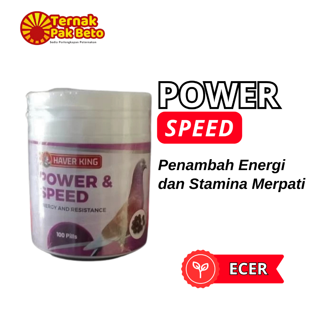 POWER & SPEED DOPING MERPATI ORIGINAL IMPORT - Untuk Meningkatkan Stamina Merpati saat Terbang [ECER