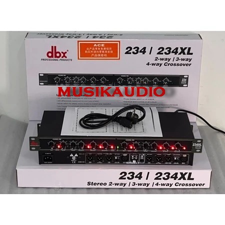 Crossover DBX234 XL/dbx 234xl crossover 4 way or stereo 2-way/3-way