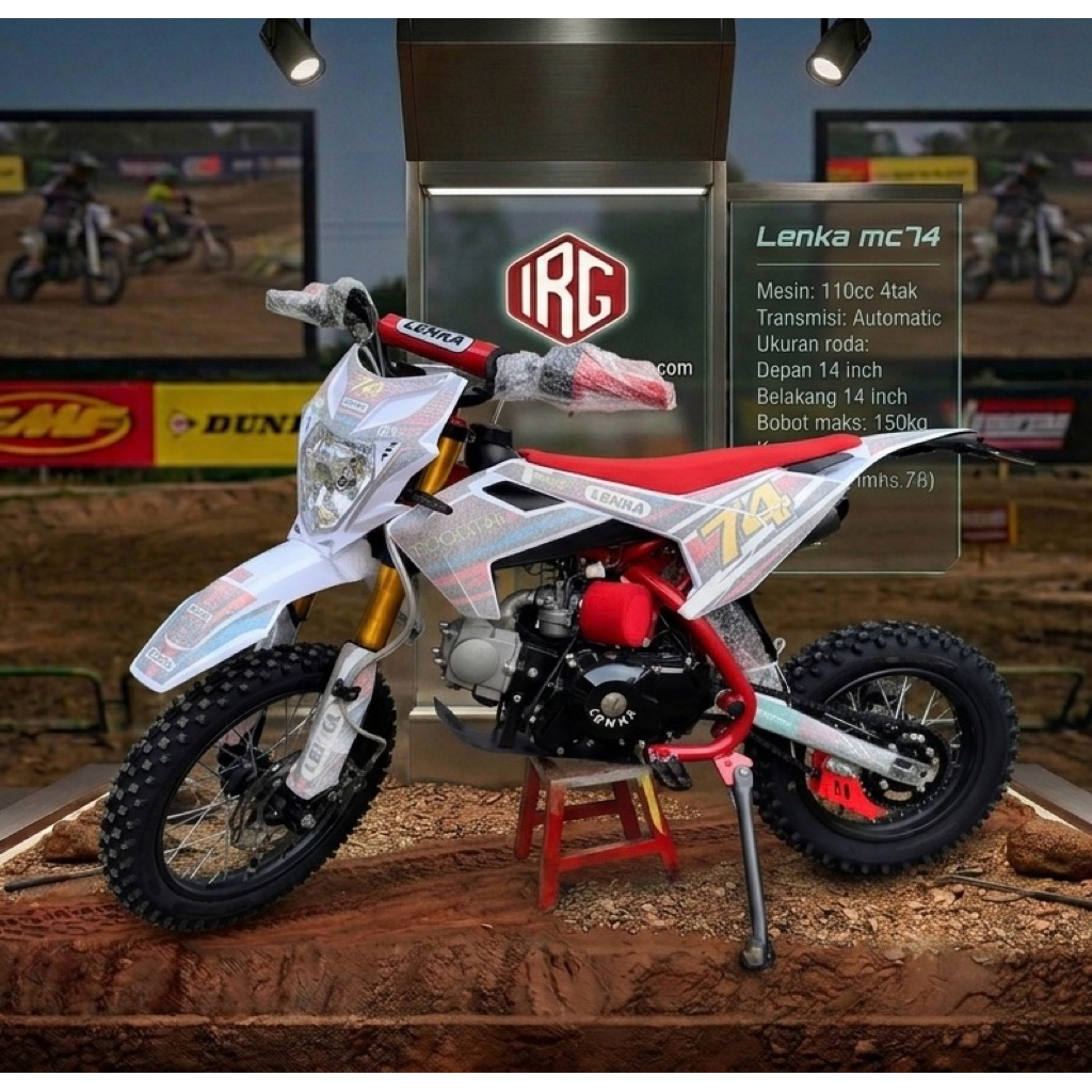 Mini trail 110cc matic lenka mxgp 74