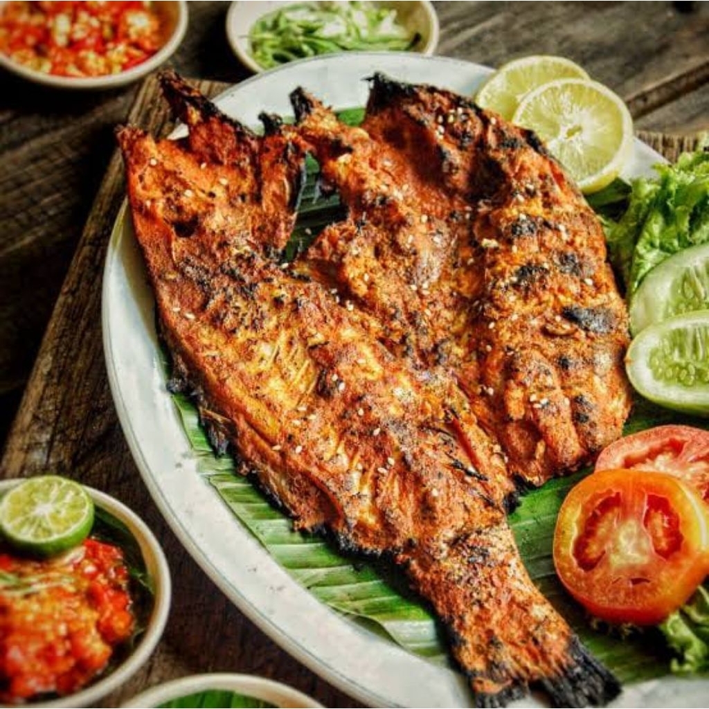 ikan kakap bakar