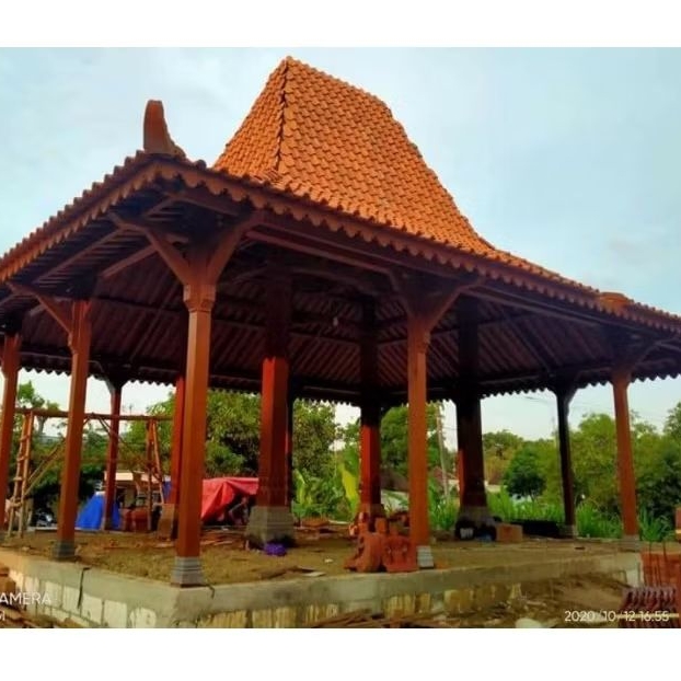 Pendopo Joglo Kayu Jati Rumah Joglo Gazebo Joglo Jepara Konstruksi Kayu Jati Premium