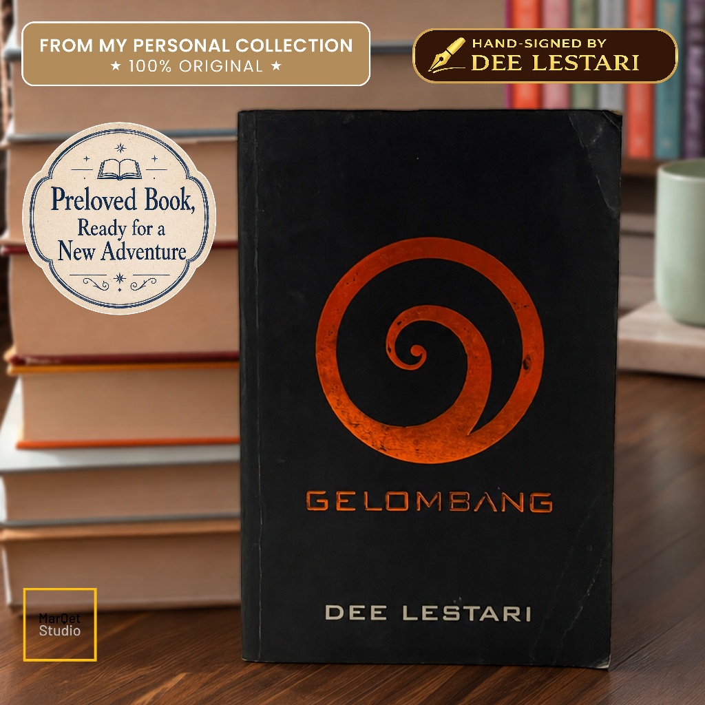 Supernova Gelombang – Dee Lestari (Book #5) Novel Preloved Original – Cetakan Pertama 2014 - Signed 