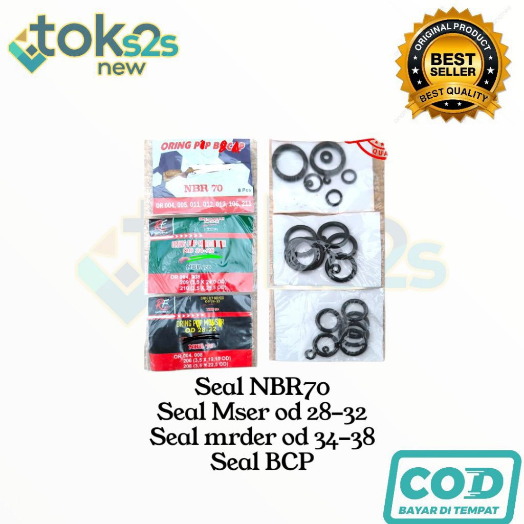Seal set NBR70 | Sil set MD Od 34-38 | Msr od 28-32 | BCP set