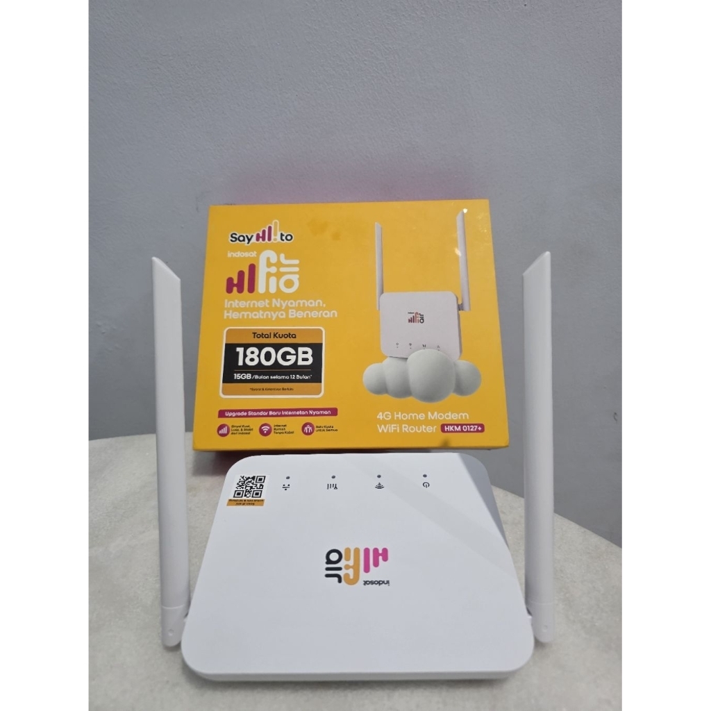 HKM 0127+ HiFi Air Indosat, modem wifi Rumah tanpa Kabel