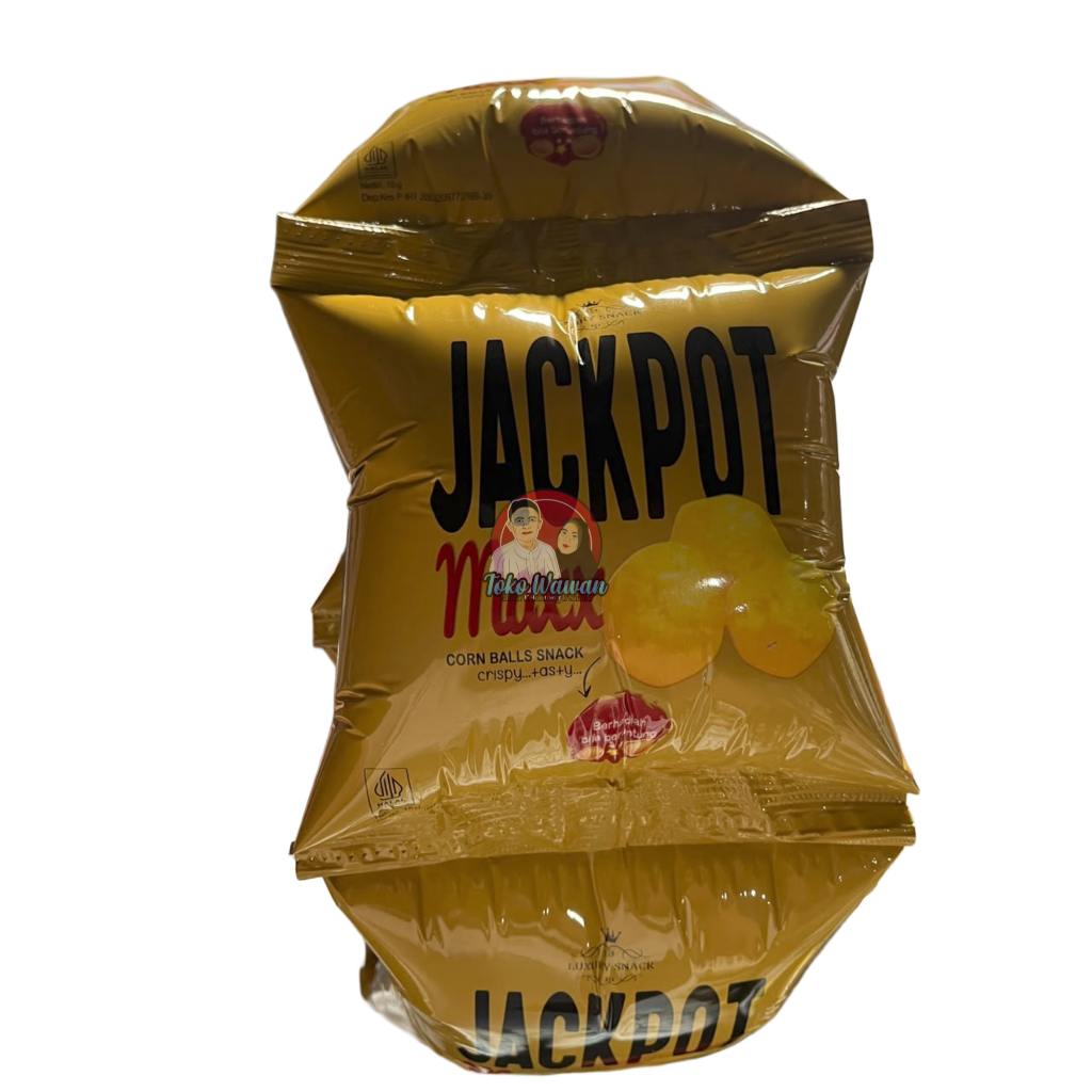 10 Pcs Ciki Jackpot - Camilan Jadul Berhadiah, Ciki Jackpot Maxx
