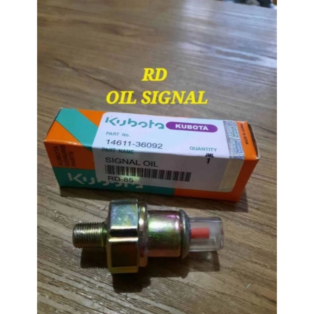 Sinyal Oli RD85 tanda oli mesin diesel Kubota