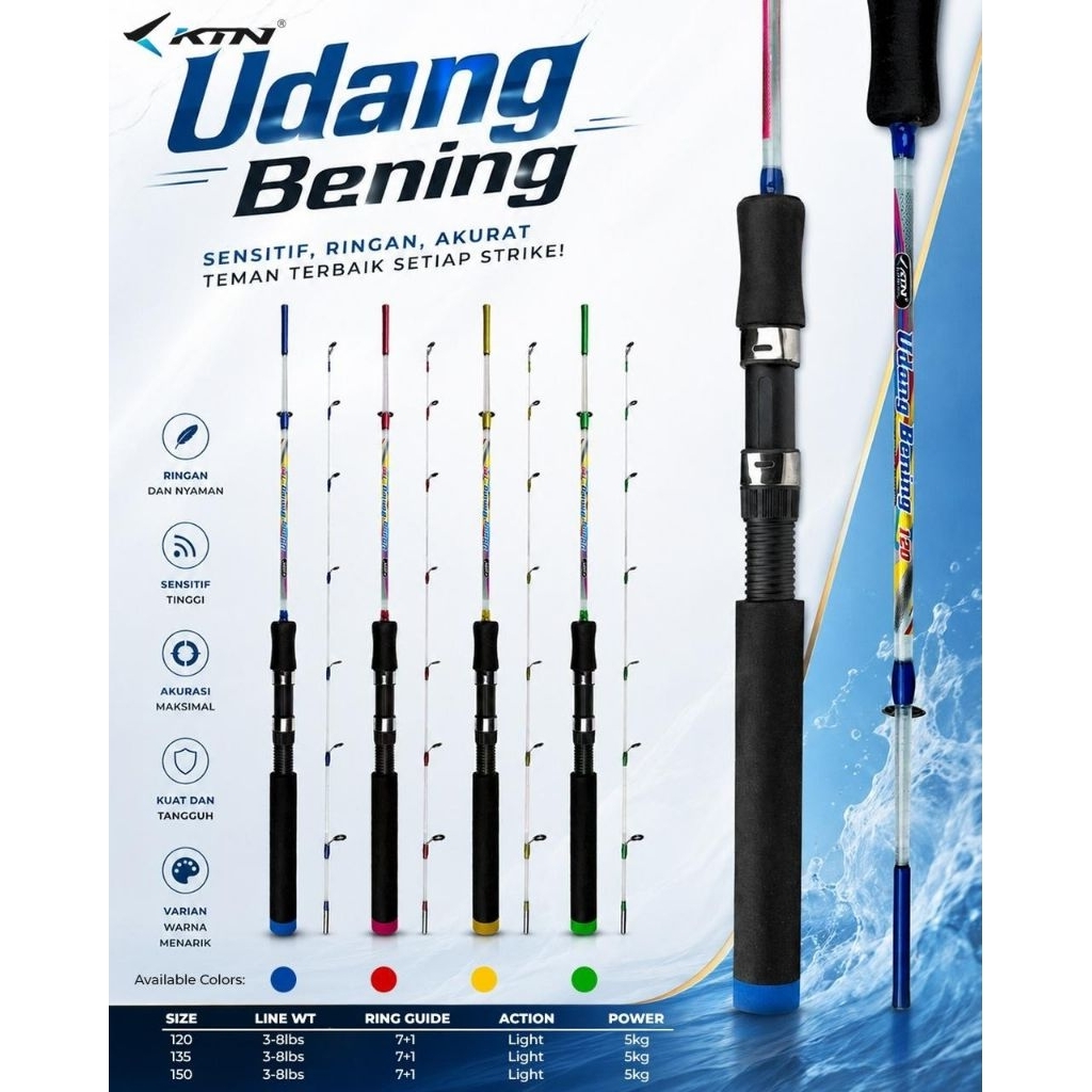 joran pancing fiber katana udang bening murah laris semarang