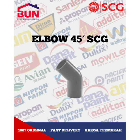 Knee 45° 3/4 Inch Elbow 45 Deg Derajat 3/4" SCG