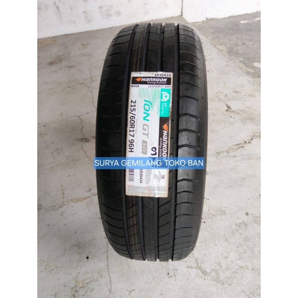 HANKOOK iON GT SUV IK41A 215 60 R17 96H EV - BAN EV ATTO3, KONA II, VINFAST6