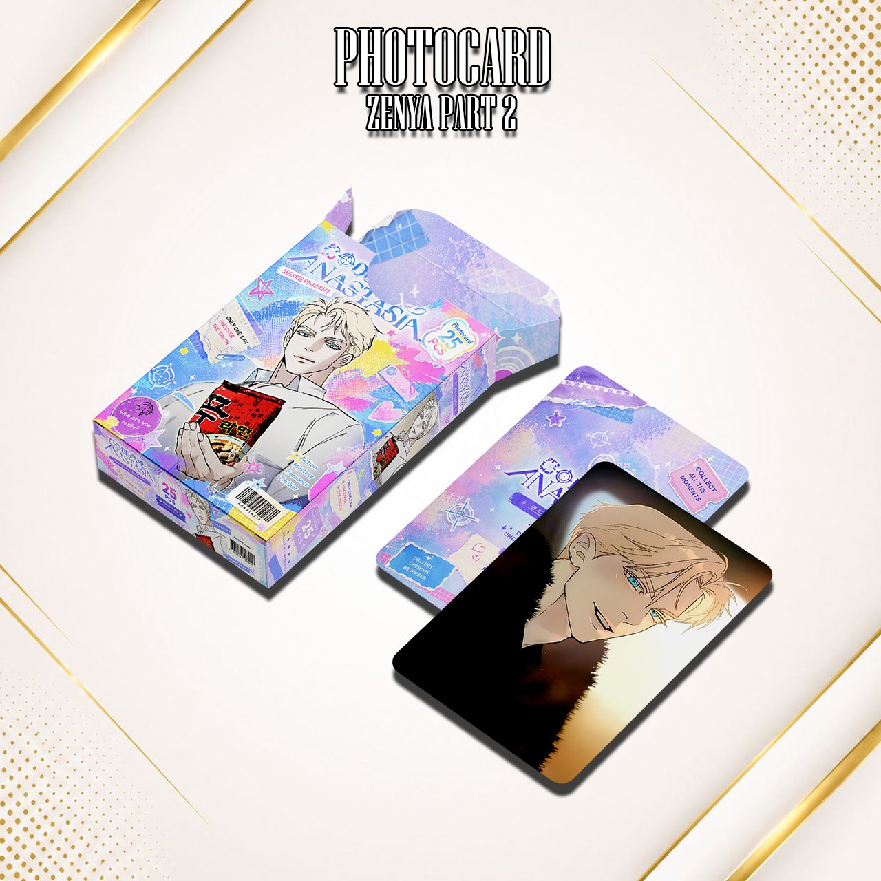 PHOTOCARD SET ZHENYA MANHWA CODENAME ANASTASIA PREMIUM LIMITED EDITION