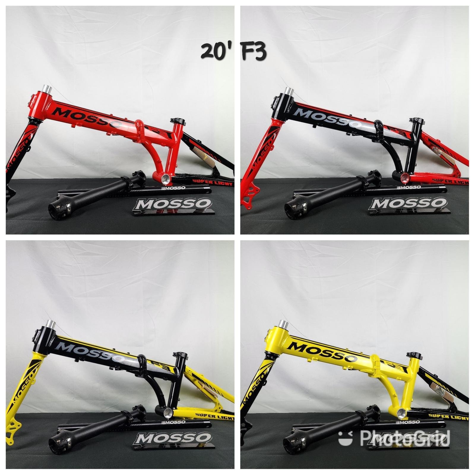 Frame Set Lipat MOSSO F3 DISC 20” – Ringan, Lengkap, BNIB ORIGINAL 100%