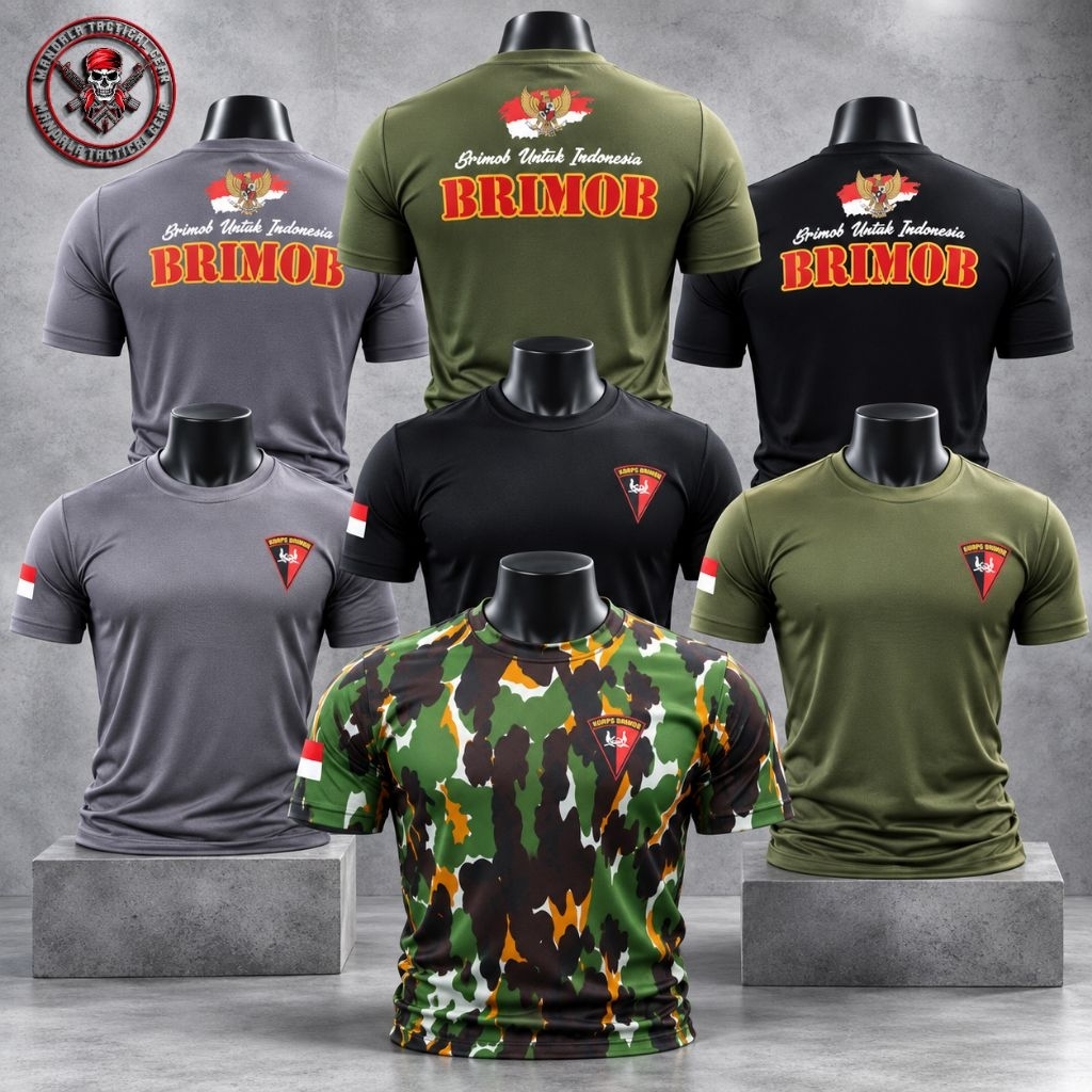 kaos jersey brimob untuk Indonesia/ kaos jersey brimob / kaos dalam jersey brimob