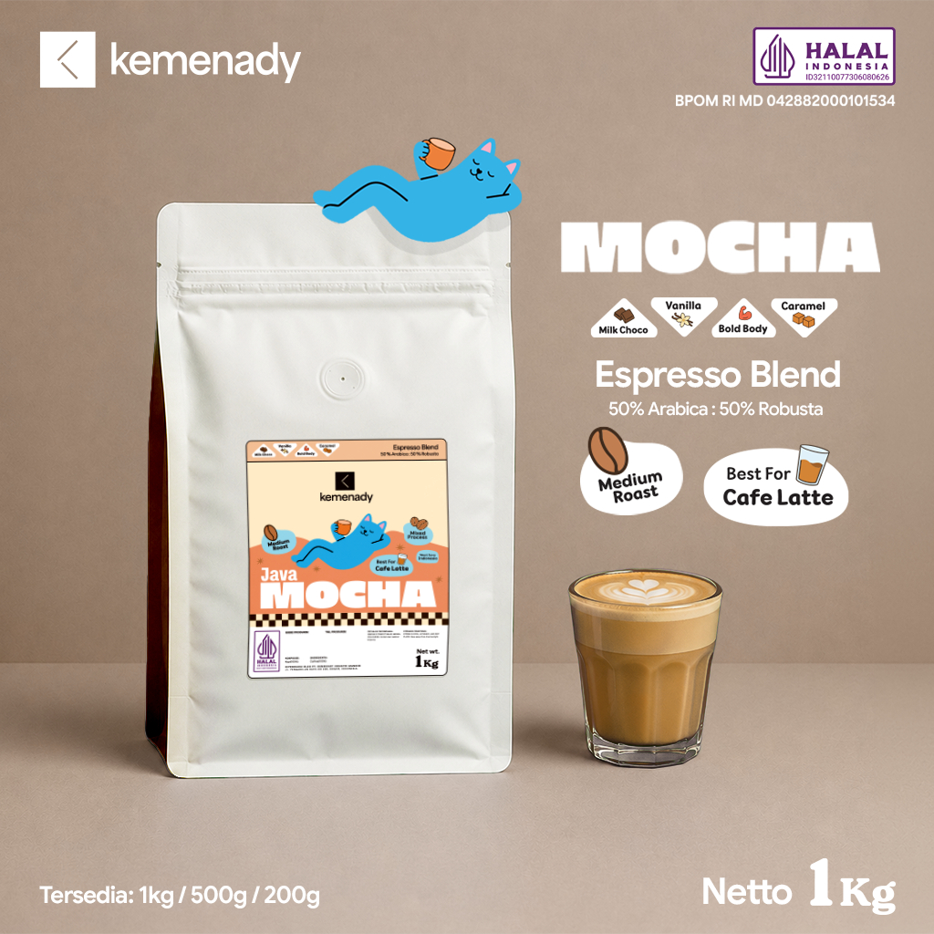 Kopi Java Mocha 1kg Blend Kopi Susu Cappucino Latte