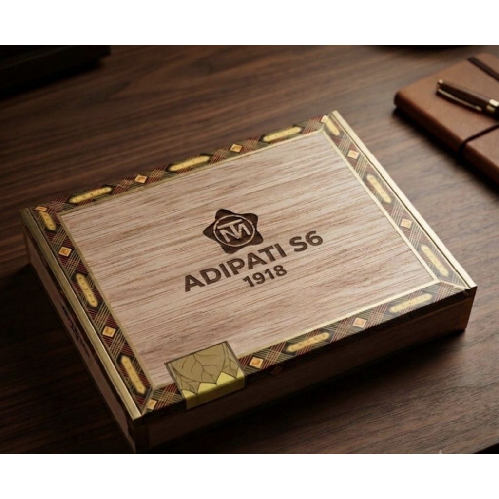 Gift Box Adipati seri 6 atau s6 cap TM kotak hadiah isi 10 roll kerajinan tangan natural untuk sendi