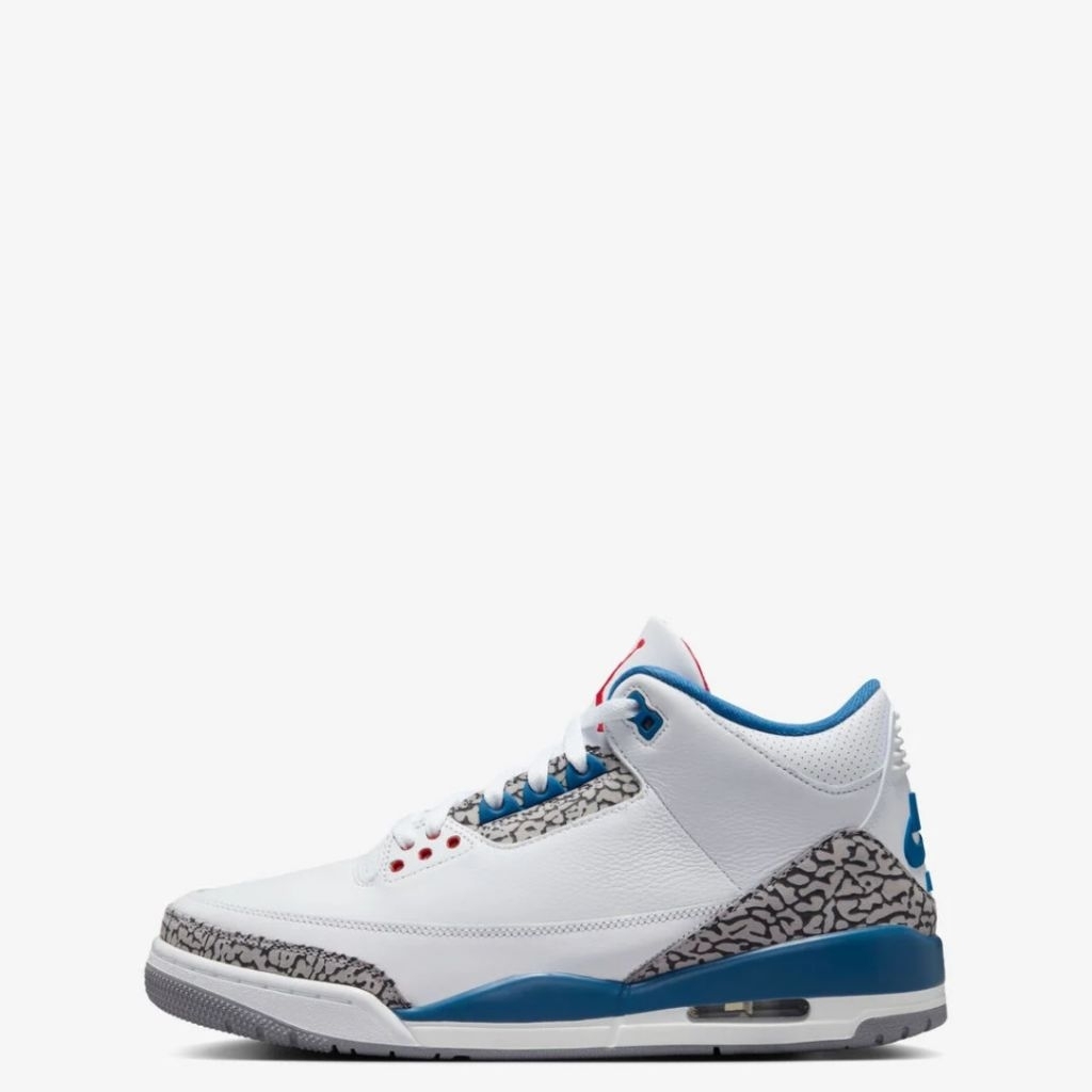 Nike Air Jordan 3 Retro OG White True Blue Men Shoes Original