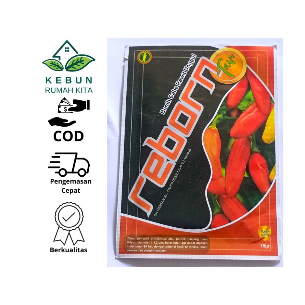 Benih Cabe Rawit Unggul Reborn 10gr