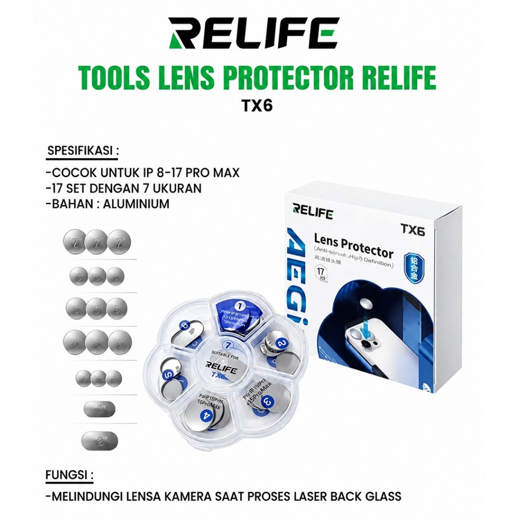 LENS PROTECTOR RELIFE TX6