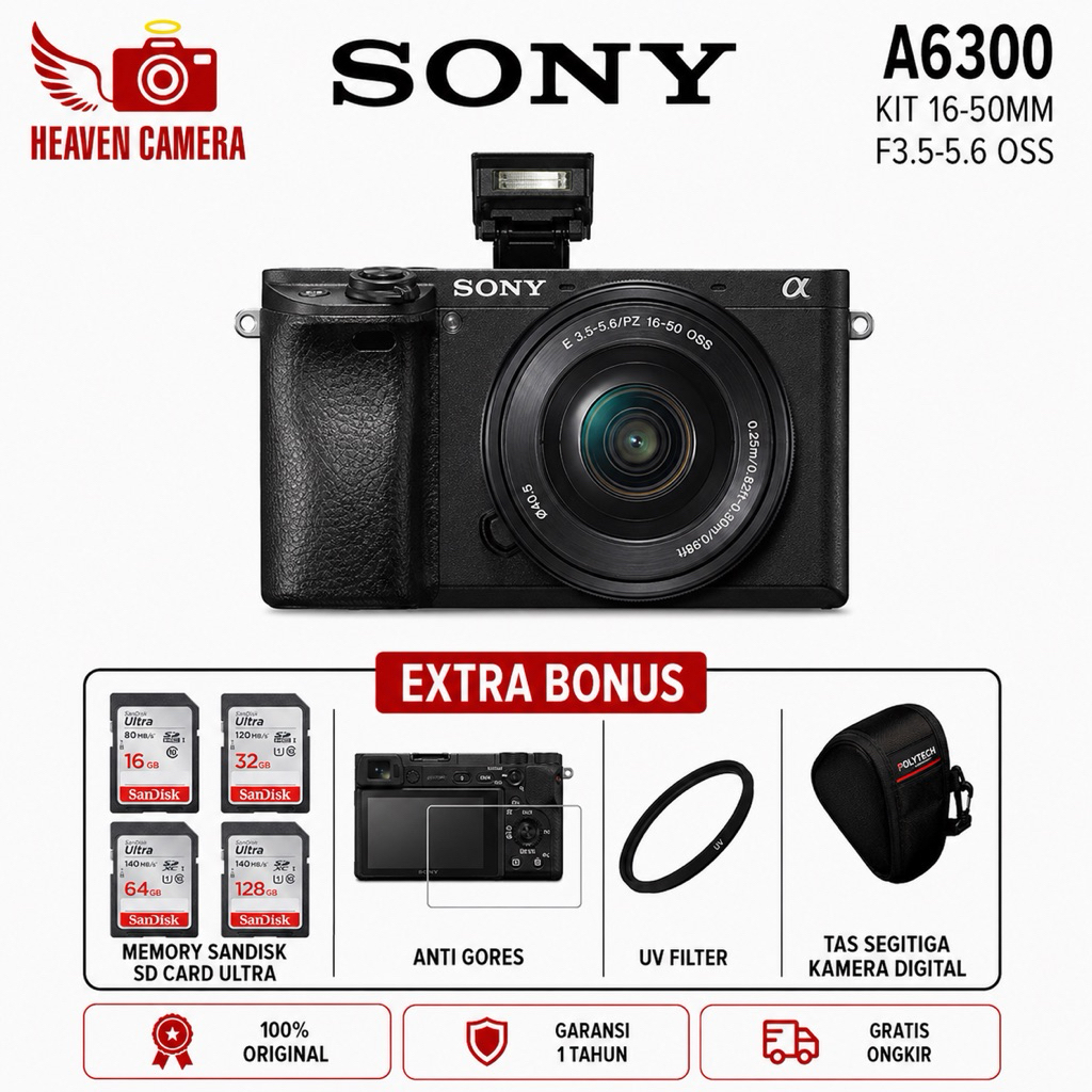 SONY ALPHA A6300 KIT 16-50MM / SONY A6300 KIT 16-50MM