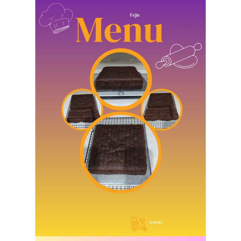 Kue Brownies Kukus Cokelat Homemade berkualitas by Feju Store(Pre-Order) ^^