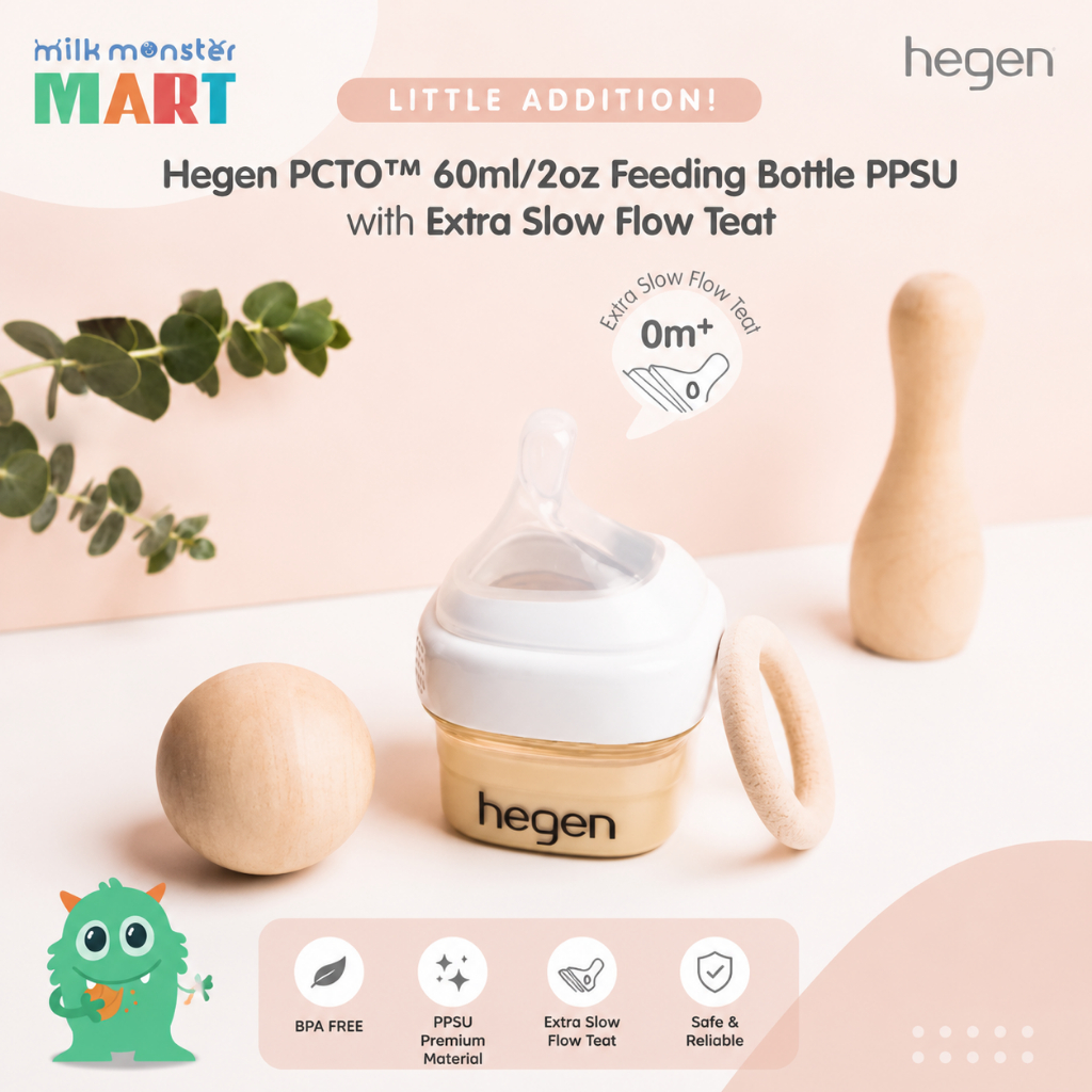 Hegen PCTO feeding baby bottle 60ml/2oz / botol susu bayi