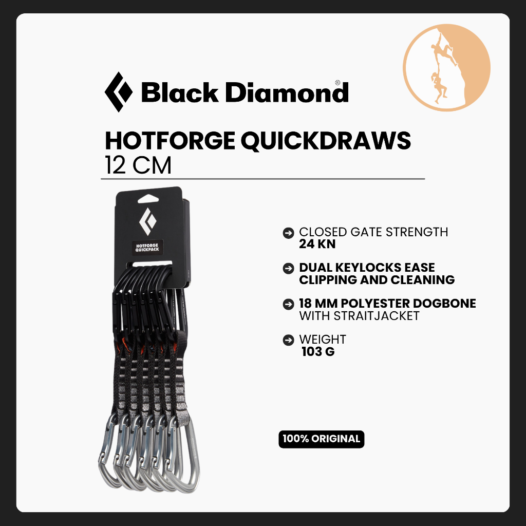 Black Diamond Hotforge Quickdraw Quickpack 12cm