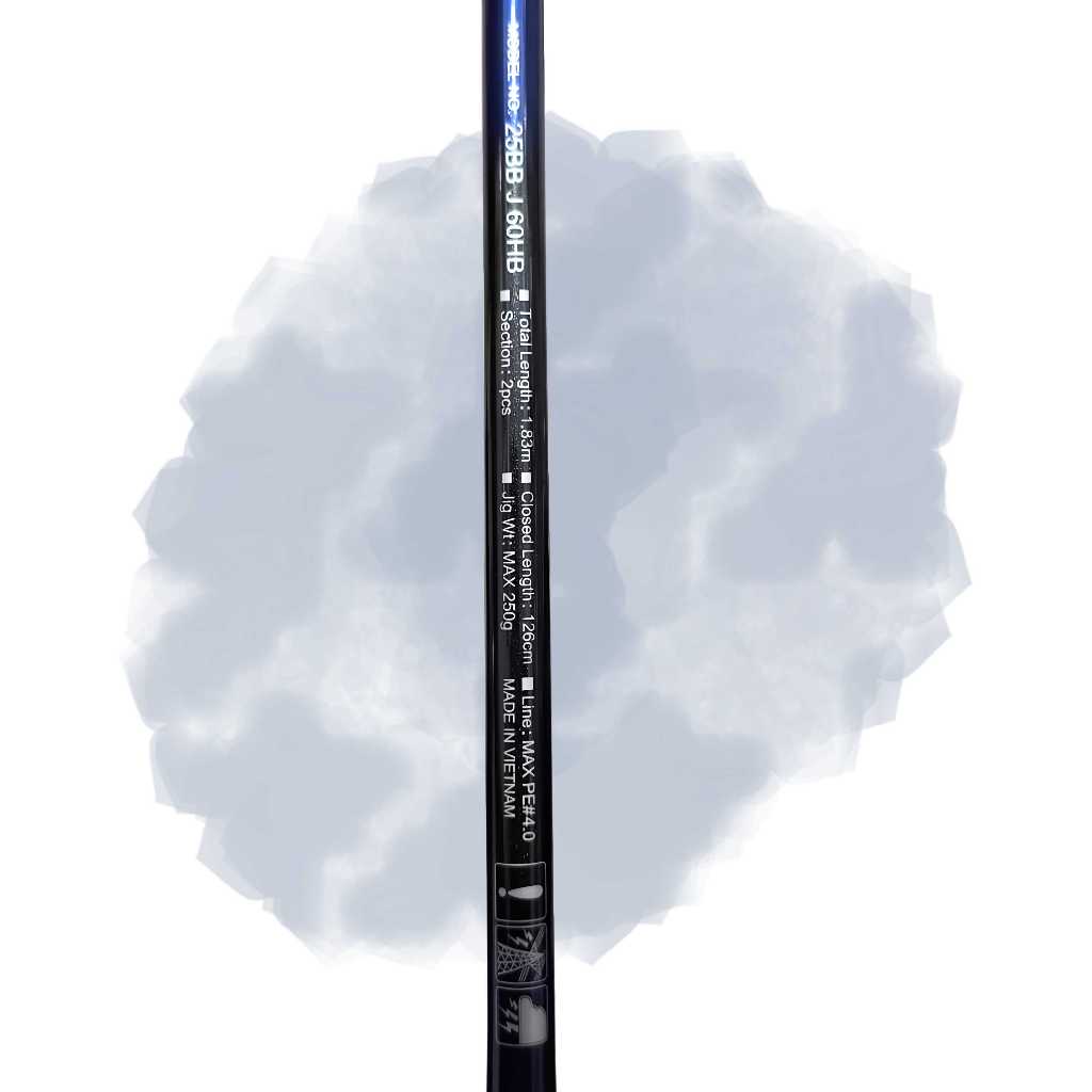 [2 SECTION] Starsfishing Joran Pancing DAIWA Blue Backer 2025 Jigging Rod SP OH Fuji O Ring PE 2-4, 