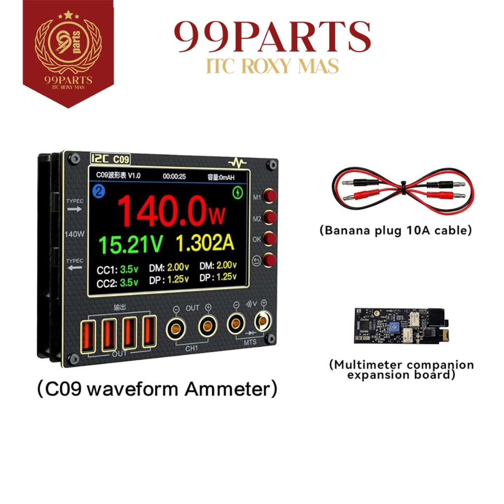 99SPS -  Powermeter I2C C09 / I2C C09 Mini Powermeter / Alat Ukur Daya I2C C09