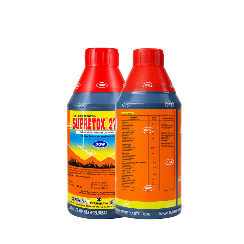 OBAT RUMPUT HERBISIDA SUPRETOX 276 SL PARAQUAT DIKLORIDA 1 LITER | SUPRETOX 276 SL 1 LITER