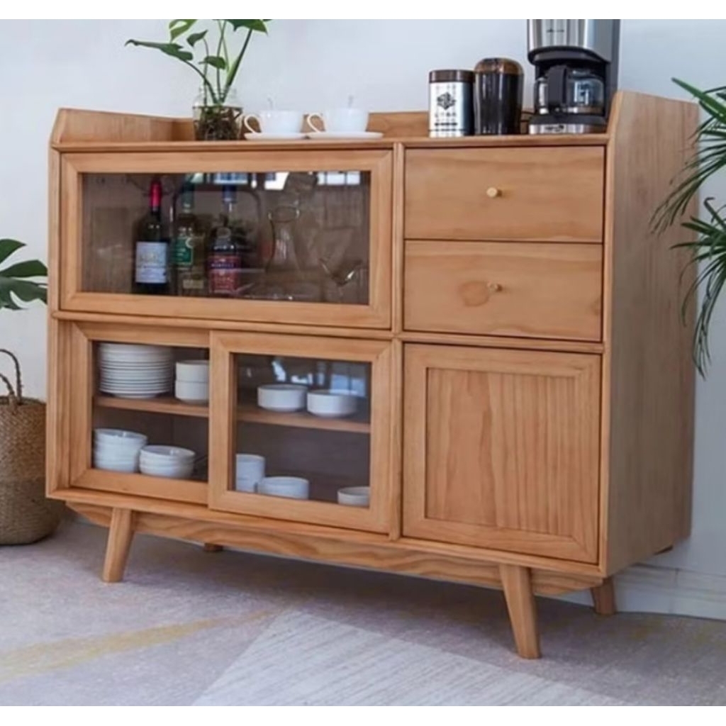 Bufet Minimalis Kayu Jati Rak Dapur Kayu Jati Jepara