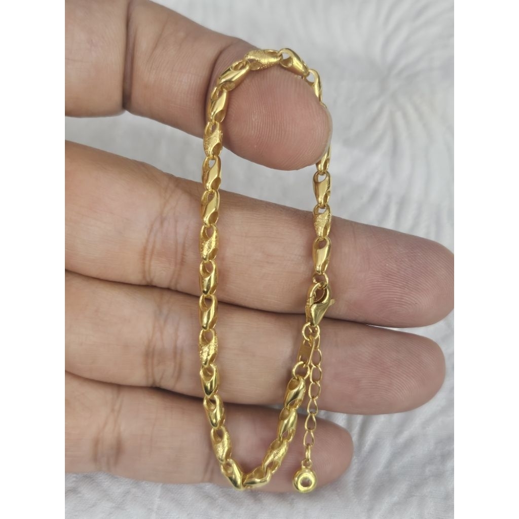 gelang model rantai medan variasi pajero emas 70% 700 70 % 16k