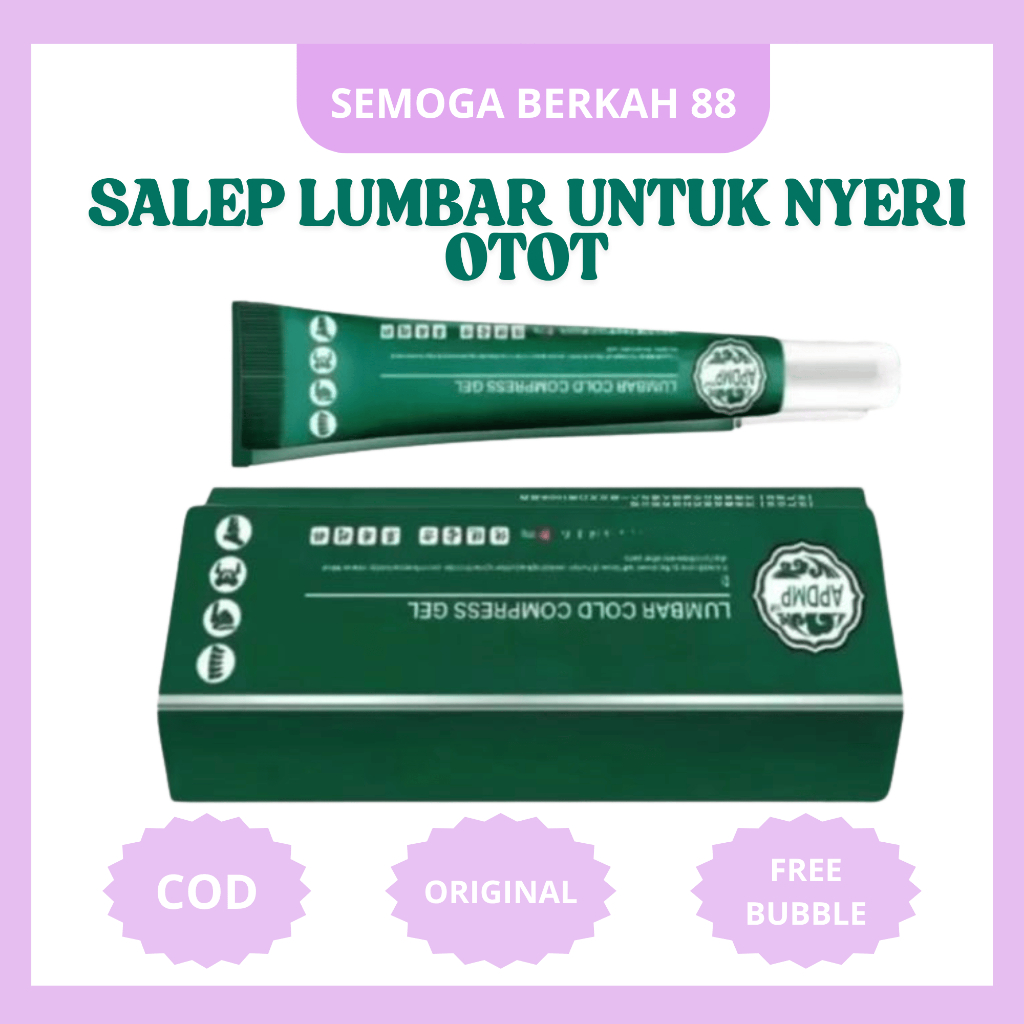 APDMP Lumbar Cold Compress Gel Pereda Nyeri Tulang Cream Lumbar Cold Compress Gel Ori