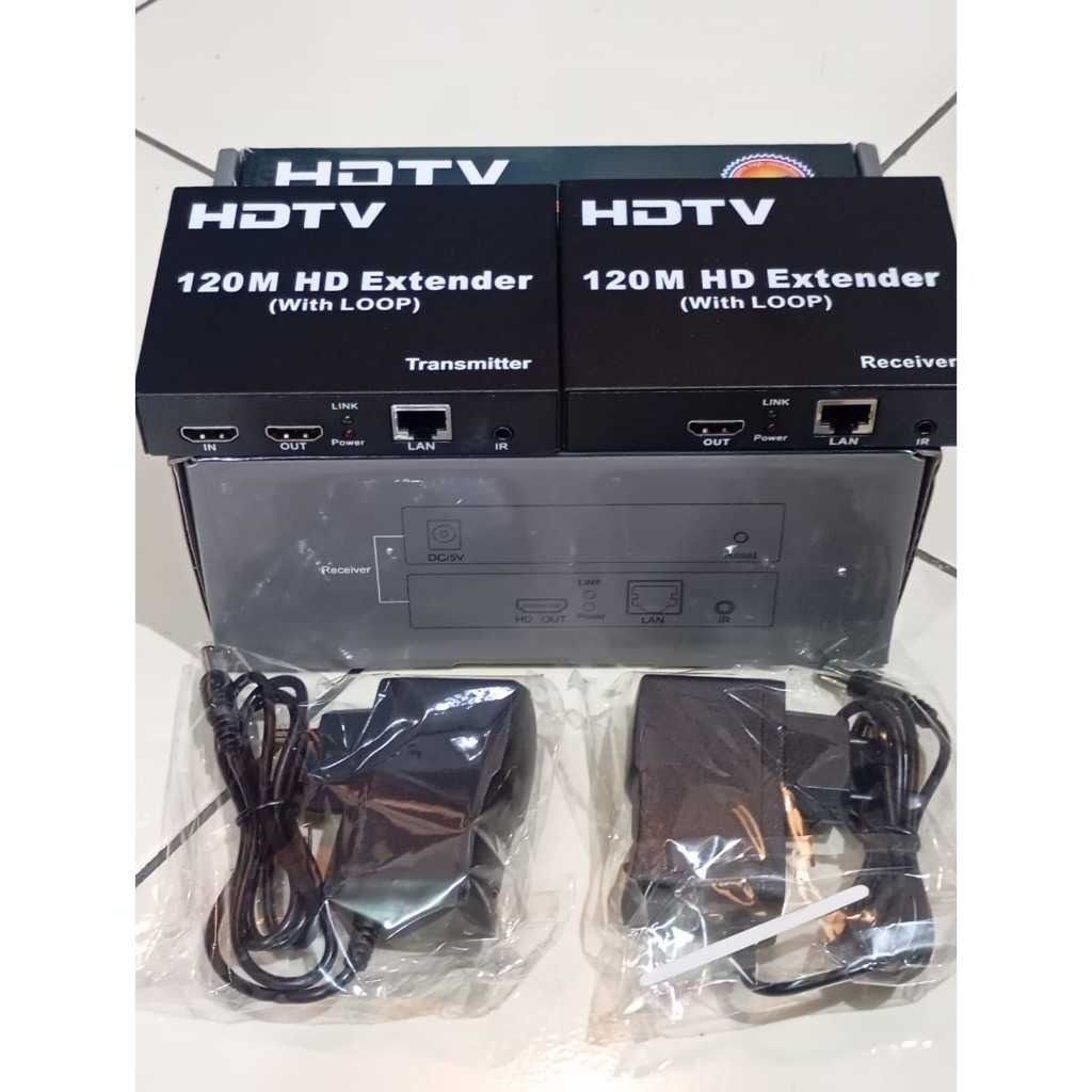 HDMI EXTENDER 120M 4K FULL HD II HDMI EXTENDER 120M WITH LOOP