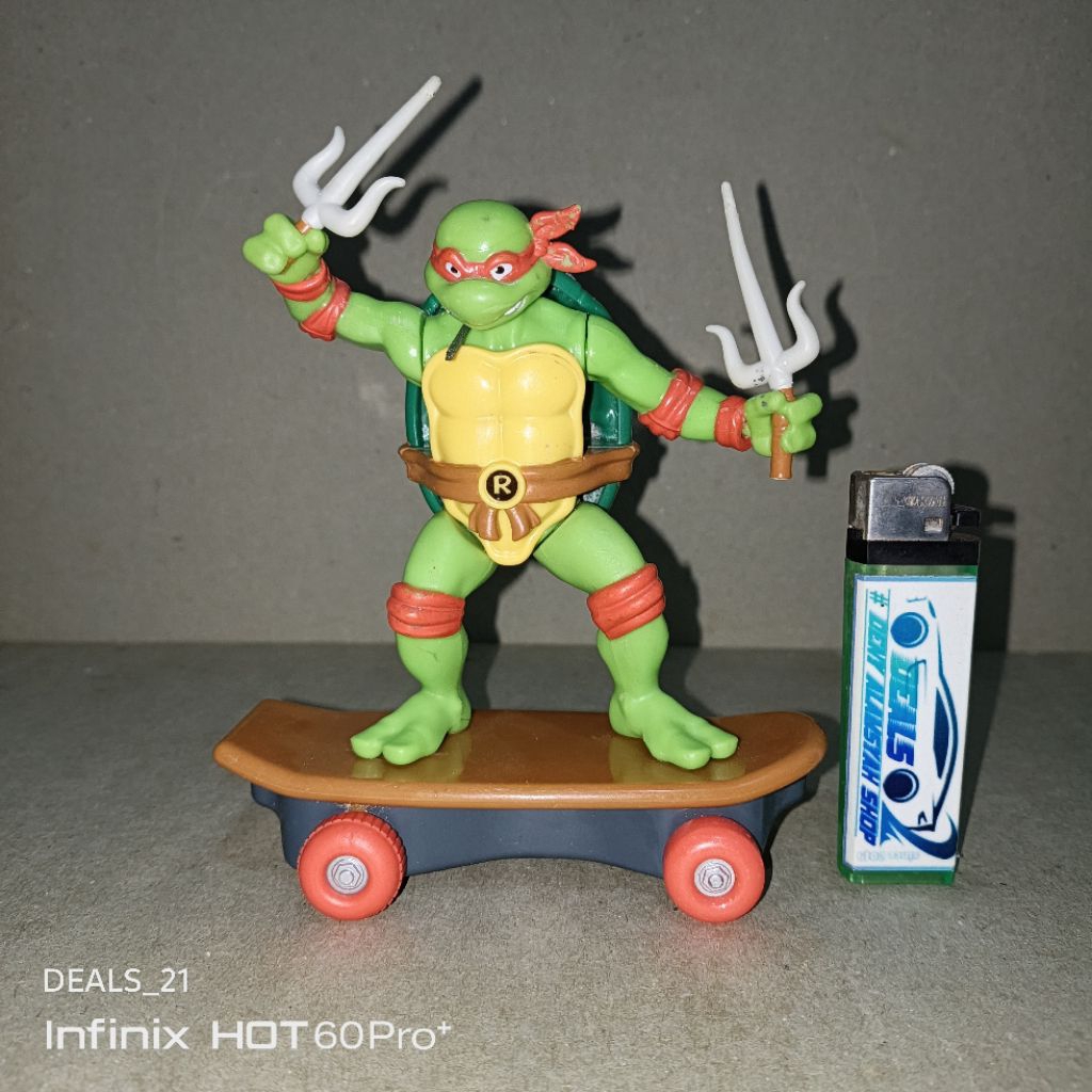 figure original viacom tmnt turtles Raphael skate