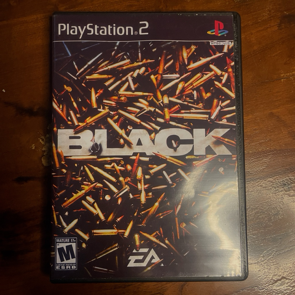 DVD GAME PS2 PLAYSTATION 2 BLACK / KASET PS2