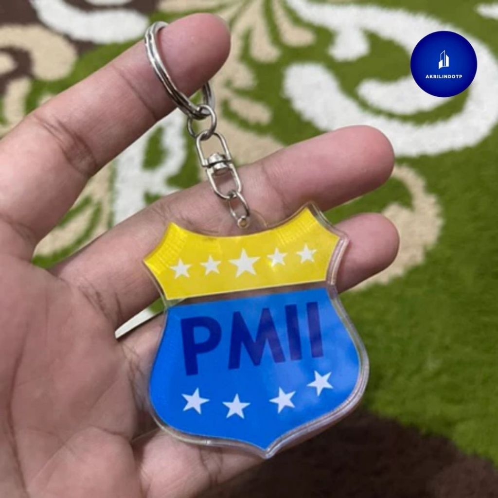 Ganci PMII Gantungan Kunci PMII Murah Ganci PMII Akrilik