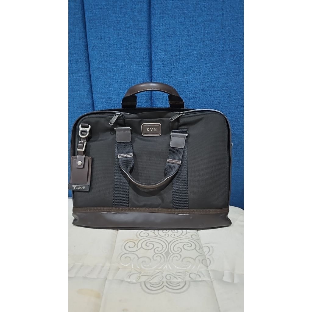 TUMI Briefcase Alpha Bravo Andrews - Original - Brown - Second
