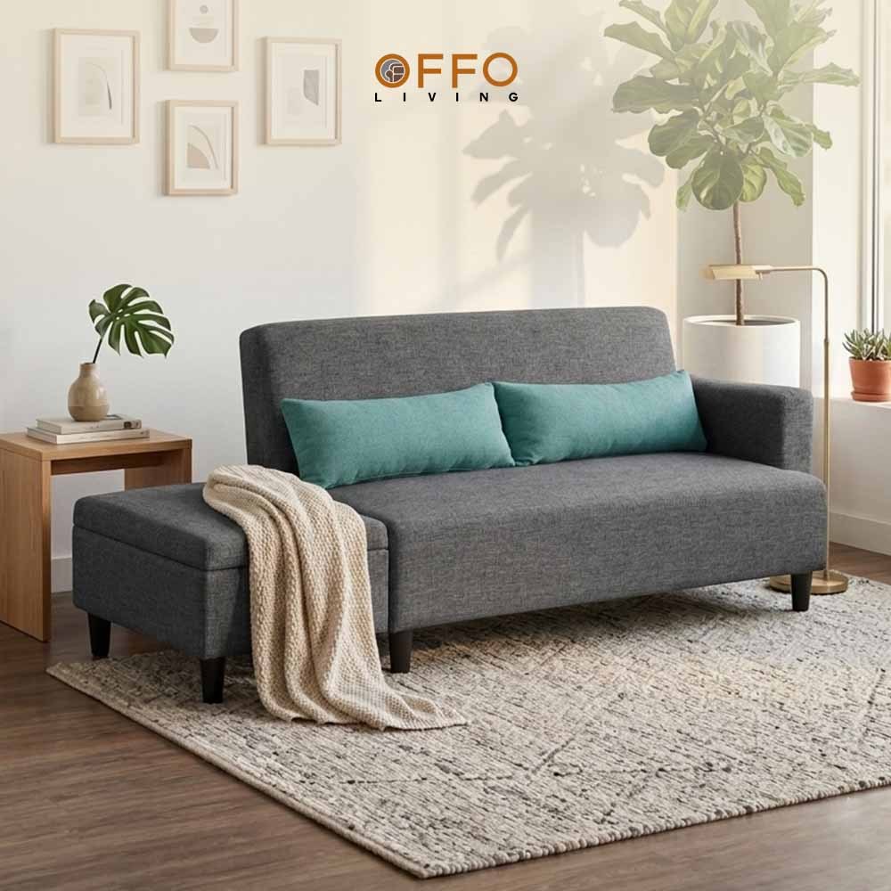 Sofa Tamara 2 Seater Dengan Puff