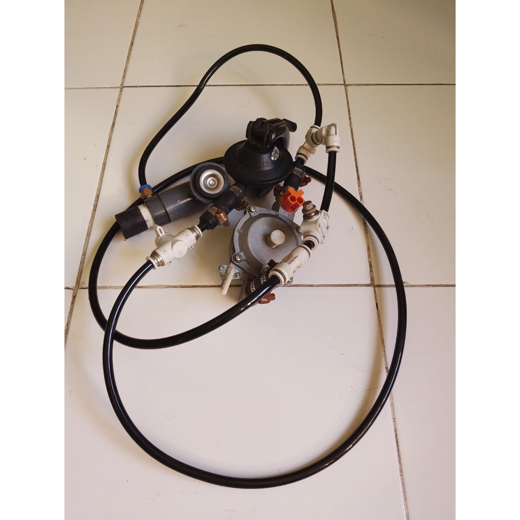 paket lengkap full set konveter kit BBG 2 jalur siap pakai semua motor dan semua tahun pembuatan