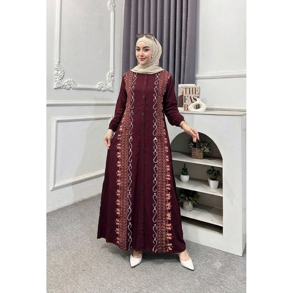 gamis lebaran terbaru 2026 gamis lebaran 2026 model terbaru mewah gamis mewah elegan terbaru 2026 ga