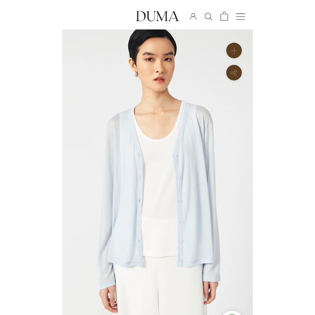 DUMA OFFICIAL Casual Mellow Set Top in Powder Blue Greno Parlene Tessa Jareth Grenoa Ariel Sweater T