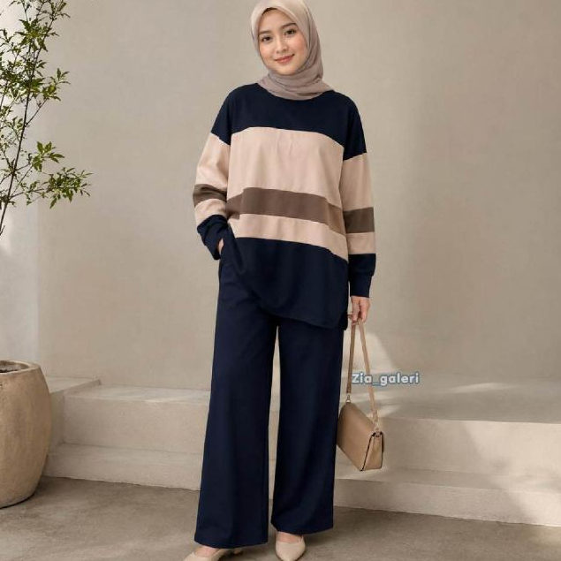 YORA SET KAOS KNIT HAYAKO PREMIUM TEBAL MELAR HALUS ALL SIZE JUMBO XL LD 120-140CM REKOMENDASI SETEL