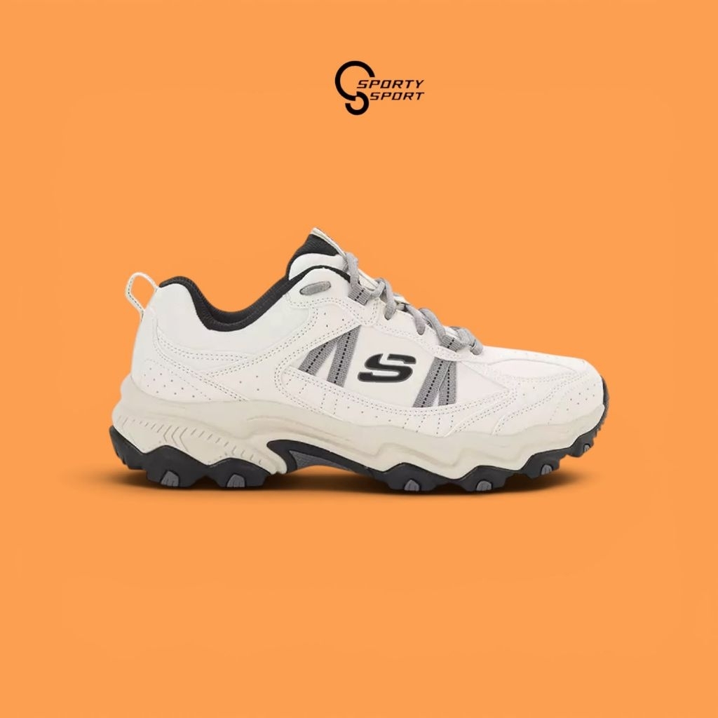 SEPATU TRAIL PRIA SKECHERS STAMINA AT PREMIUM STITCH (237692 NAT)