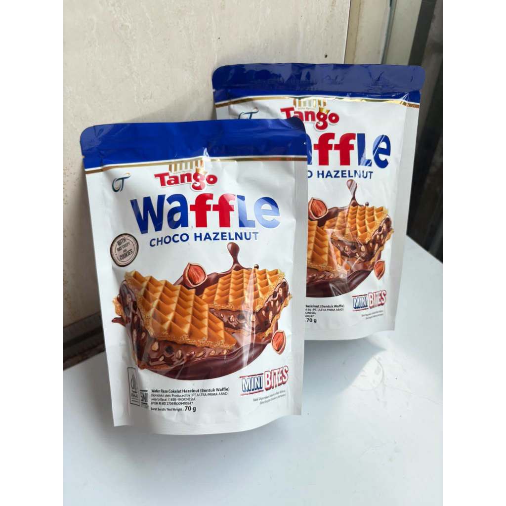 Tango Waffle rasa Choco hazelnut - tango wafer waffle 70gr - waffle tango kemasan pouch - wafer rasa