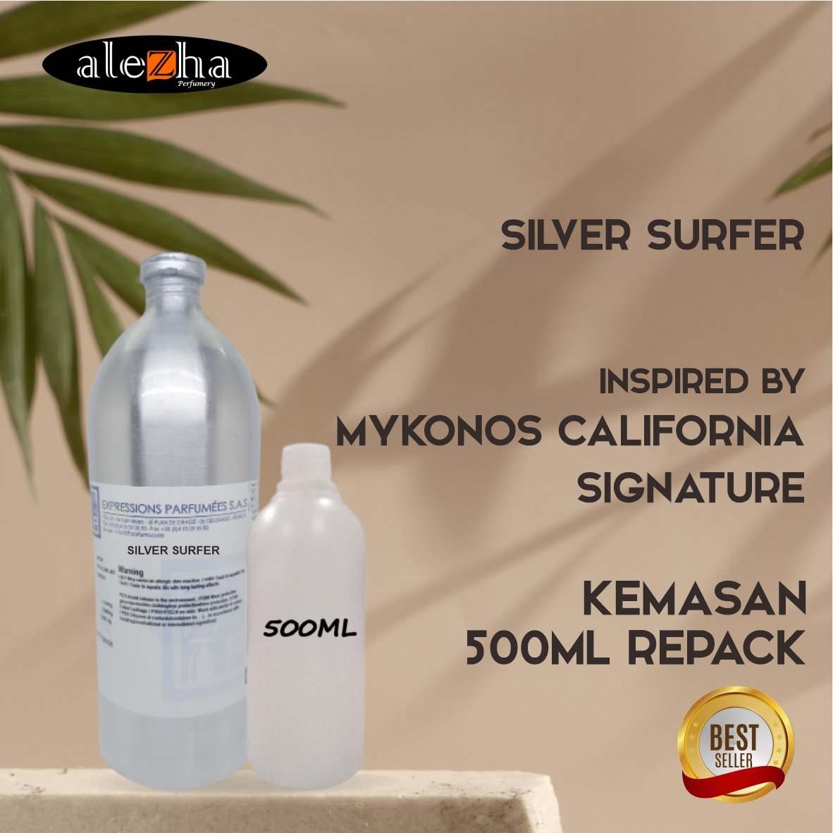 Bibit Parfum Murni SILVER SURFER | EP 500ML REPACK