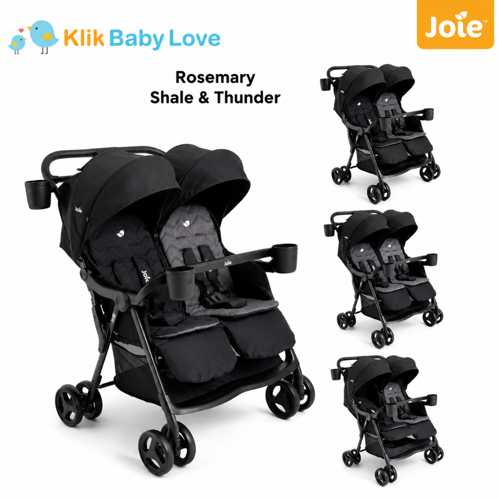 Joie Rosemary Double Stroller / Stroller Kembar Twin / Kereta Dorong Bayi Kembar