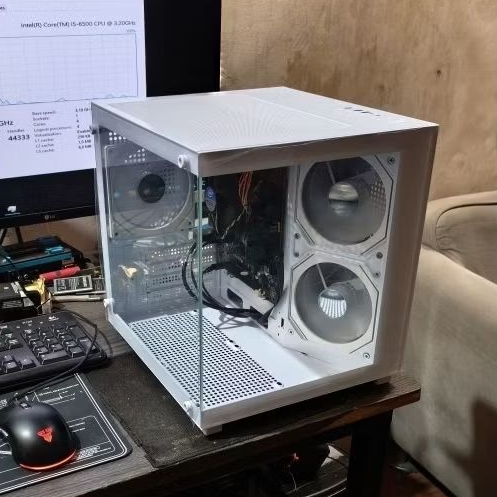 CPU Core i5 6500 DDR4  putih glass
