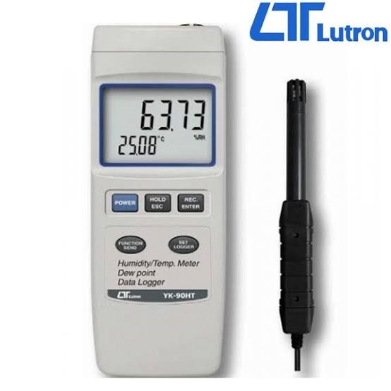 Lutron YK-90HT Humidity Meter Digital dengan Temperature & Dew Point - Lutron YK-90HT Alat Ukur Kele
