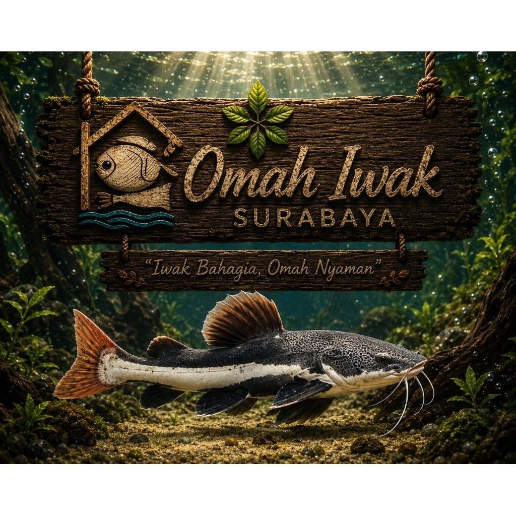 RTC / Red Tail Catfish (Sticker Ikan)